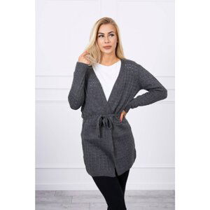 Sweater with a decorative pattern graphite