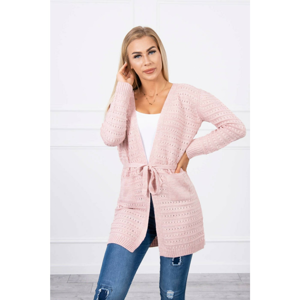 Ribbed sweater powdered pink