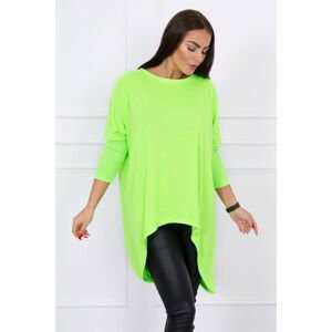 Oversize blouse green neon colors