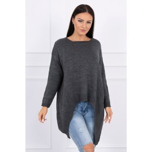 Sweater with longer sides graphite
