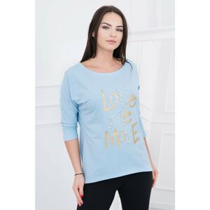 Blouse Love me more azure