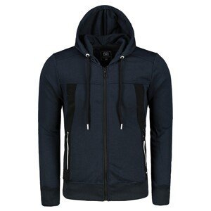 Ombre Clothing Men's zip-up sweatshirt B1073