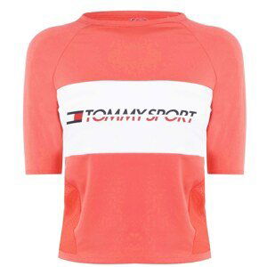 Tommy Sport Cropped Raglan T Shirt