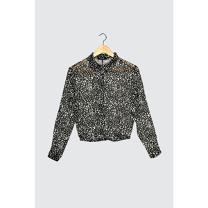 Trendyol Black Printed Shirt