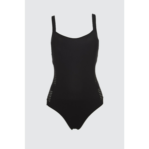 Trendyol Black Lace Detailed Swimsuit