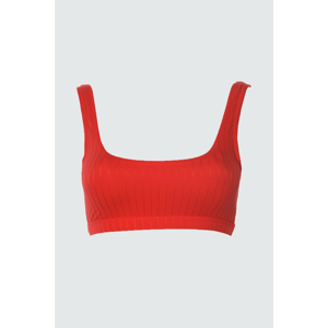 Trendyol Bikini Top - Red - Plain