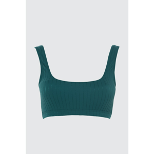 Trendyol Bikini Top - Blue - Plain