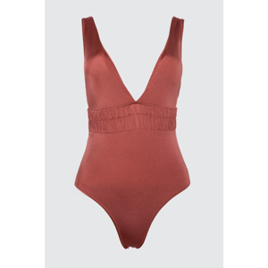 Trendyol Rose Dry Ribbon Accessory Detailed Swimsuit