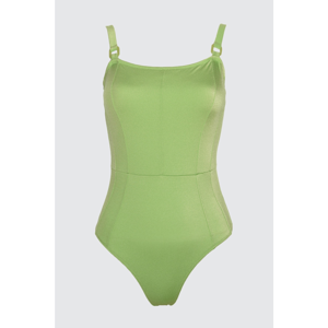 Trendyol Green Textured Swimwear