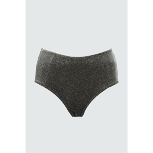 Trendyol Anthracite Lurex bikini bottom