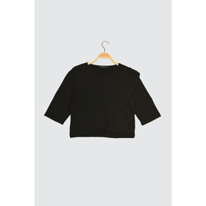 Trendyol Black Wick Knitted Blouse