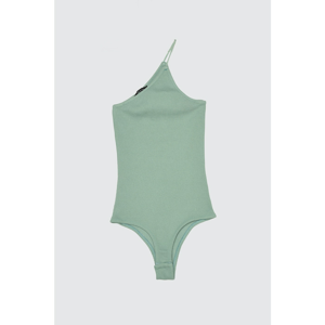 Trendyol Mint Single Strap Wicked Snap Knitted Body