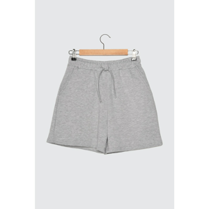 Trendyol Gray Pocket Knitted Shorts & Bermuda