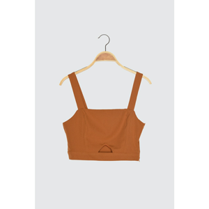 Trendyol Camel Strap Blouse