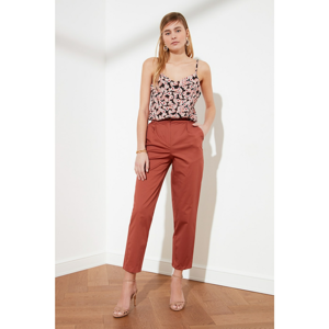 Brick shortened trousers Trendyol - Women