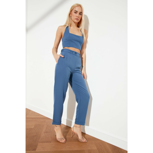 Trendyol Indigo Button Detailed Pants