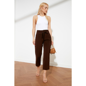 Trendyol Brown Tie Detailed Pants