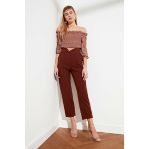 Trendyol Brown Basic Pants