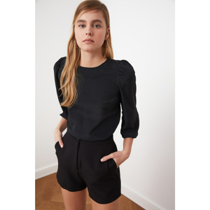 Trendyol Black Balloon Sleeve Blouse