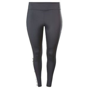 Reebok Linear Logo Leggings (Plus Size) Womens