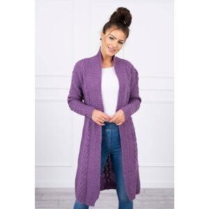 Sweater Cardigan weave the braid purple