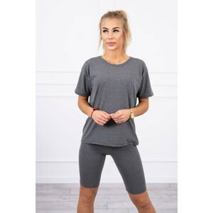 Set top+leggings made of graphite