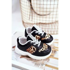 Sport Shoes Children's With Panther Pattern Black Penny
