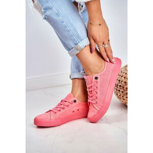 Women's classic sneakers Big Star - pink