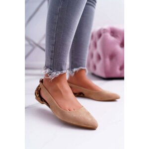 Lu Boo Ballerinas Suede Beige Better