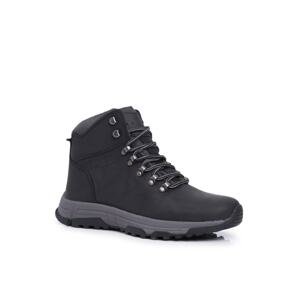 Men's Trekker Boots Leather Big Star Black EE174201