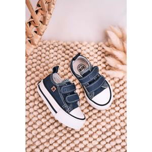 Kids classic sneakers Big Star - dark blue