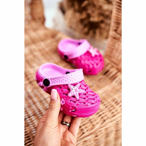 Children's Shoes Girl's Foam Slides Pink Starfish Susan