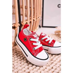 Kids classic sneakers Big Star - red