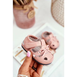Child's Sandals For Girls Pink Leather Maentra