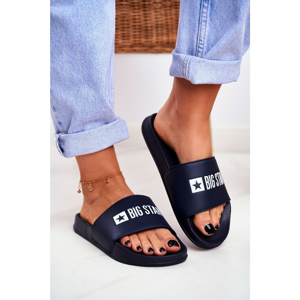 Women's Slides Big Star Navy GG274043