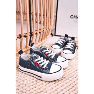 Kids classic sneakers Big Star - dark blue