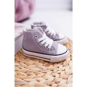 Children's Sneakers High With Zipper Grey Filemon