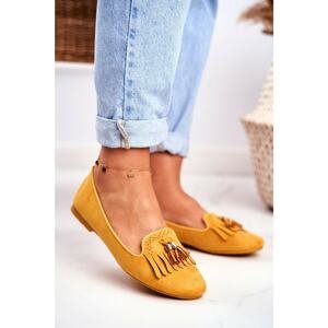 Women’s Loafers Yellow Lords Fringe Therese