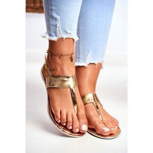 Lu Boo | Golden Mirror Sandals II-cat Nora