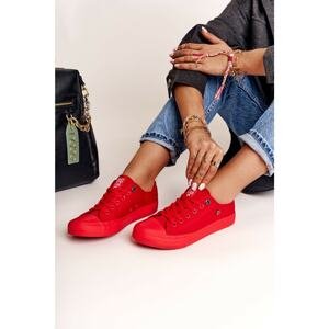 Women's Classic Sneakers BIG STAR AA274007 Red