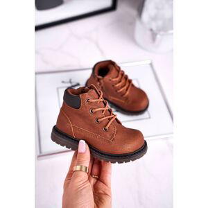 Children's boots warm brown Moa