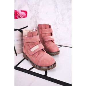 Children's Boots Insulated With Fur Pink Emma