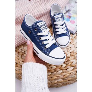 Kids classic sneakers Big Star - dark blue