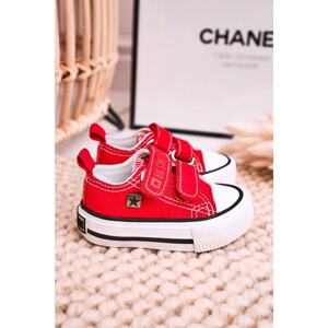 Kids classic sneakers Big Star - red