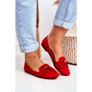 Women’s Loafers Red Lords Fringe Blue Therese