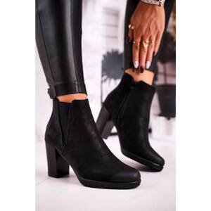 Women’s Ankle Boots Sergio Leone Suede Black BT311