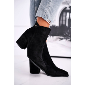 Women's Boots On Heel Black So Good