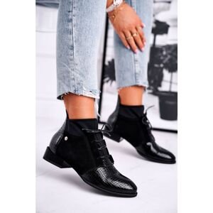 Women’s Boots Maciejka Leather Black 04744-20