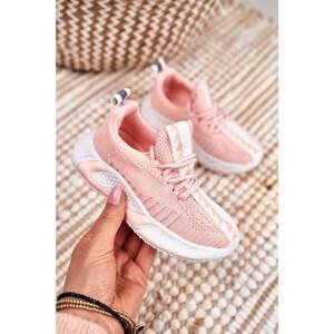 Children's Sports Shoes Pink Stich