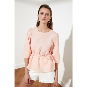 Trendyol Salmon Binding Detailed Blouse